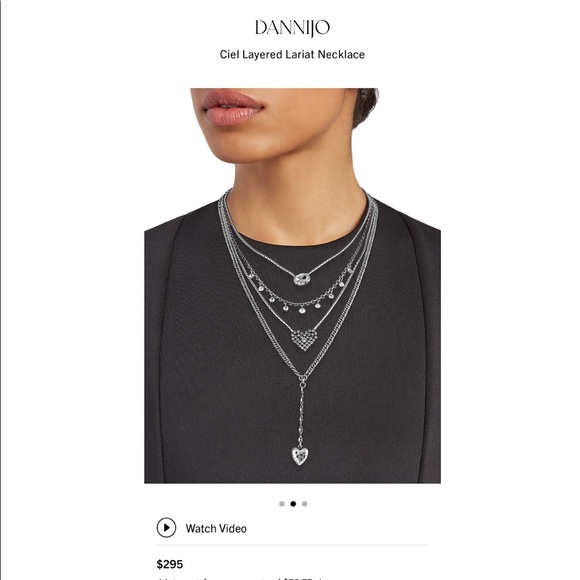 DANNIJO Ciel Layered Lariat Necklace - Picture 7 of 7